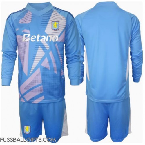 Aston Villa Torwart Fußballbekleidung 3rd trikot Kinder 2024-25 Langarm (+ kurze hosen)